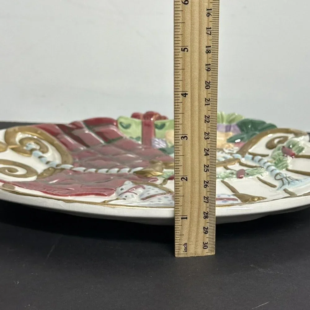 Ceramic Christmas Decorative Plate 12
